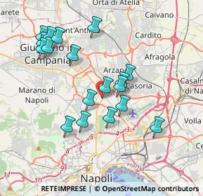 Mappa Via Miano, 80144 Napoli NA, Italia (3.86722)