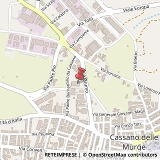 Mappa Via Grumo, 13, 70020 Cassano delle Murge, Bari (Puglia)