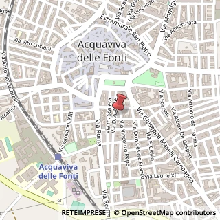 Mappa Via Mele, 55, 70021 Acquaviva delle Fonti, Bari (Puglia)