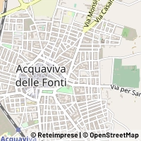 Kaart Acquaviva delle Fonti