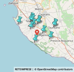 Mappa SP290, 73059 Ugento LE, Italia (6.21615)