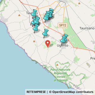 Mappa SP290, 73059 Ugento LE, Italia (4.63714)