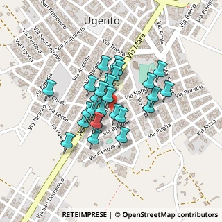 Mappa Via Trento, 73059 Ugento LE, Italia (0.17037)