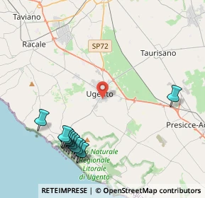 Mappa Via Pola, 73059 Ugento LE, Italia (5.53417)