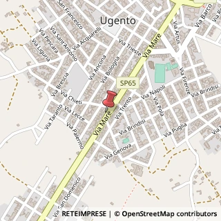 Mappa Via Marina, 206, 73059 Ugento, Lecce (Puglia)
