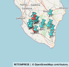 Mappa Via Marina, 73059 Ugento LE, Italia (10.861)