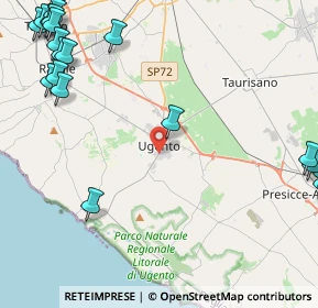 Mappa Via Marina, 73059 Ugento LE, Italia (7.3495)