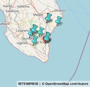 Mappa LE 74, 73039 Tricase LE, Italia (9.07364)