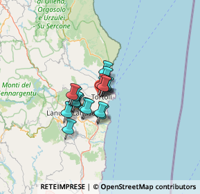 Mappa Via Giacomo Puccini, 08048 Tortolì NU, Italia (7.94588)