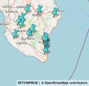 Mappa Via Guglielmo Marconi, 73039 Tricase LE, Italia (14.61571)