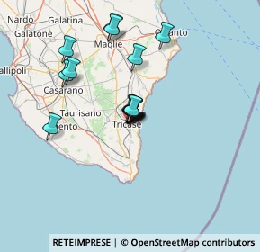 Mappa Via Guglielmo Marconi, 73039 Tricase LE, Italia (10.71938)