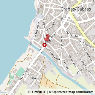 Mappa Via Tharros,  144, 09072 Cabras, Oristano (Sardegna)