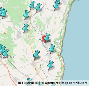 Mappa Via Marco Aurelio, 73039 Tricase LE, Italia (6.7275)