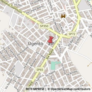 Mappa Via L. Monsignor de Razza, 13, 73059 Ugento, Lecce (Puglia)