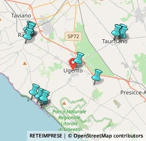 Mappa Via Acquarelli, 73059 Ugento LE, Italia (5.54438)