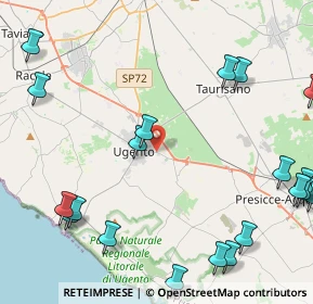 Mappa S.P. 350 per Gemini, 73059 Ugento LE, Italia (6.63)