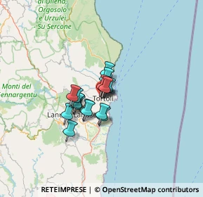 Mappa Via Gennargentu, 08048 Tortolì NU, Italia (7.97118)