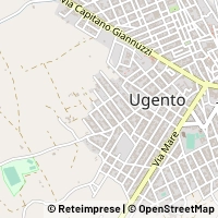 Mapa Ugento
