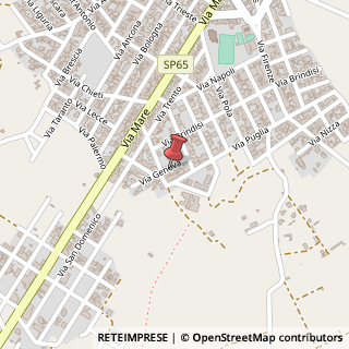 Mappa Via Genova, 7, 73059 Ugento, Lecce (Puglia)