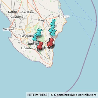 Mappa Via Madonna di Fatima, 73039 Tricase LE, Italia (7.68846)