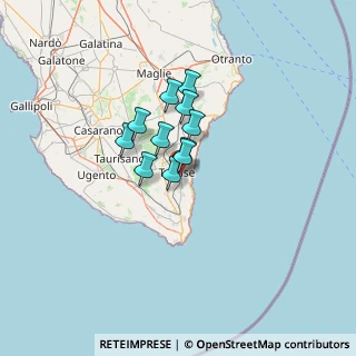 Mappa Via Madonna di Fatima, 73039 Tricase LE, Italia (8.39091)