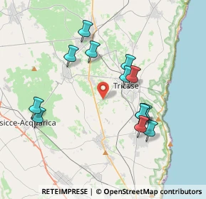 Mappa SP184, 73039 Tricase LE, Italia (3.96538)