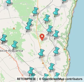 Mappa SP184, 73039 Tricase LE, Italia (5.97526)