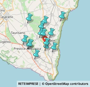 Mappa SP184, 73039 Tricase LE, Italia (5.51429)