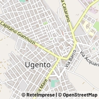Mapa Ugento