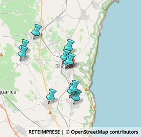 Mappa Via Giuseppe Palmieri, 73039 Tricase LE, Italia (3.43727)