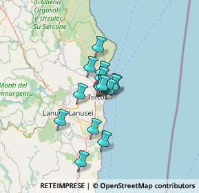 Mappa Via Giovanni Boccaccio, 08048 Tortolì NU, Italia (8.51333)