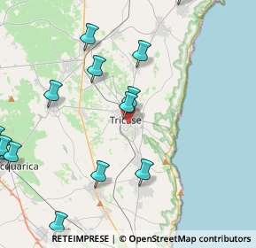 Mappa Via Alcide de Gasperi, 73039 Tricase LE, Italia (5.84214)