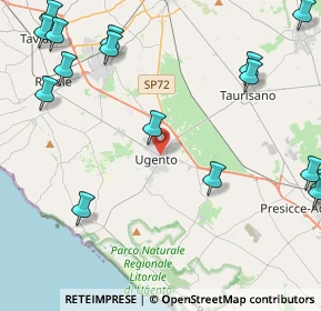 Mappa VIA CAP UGO, 73059 Ugento LE, Italia (6.86278)