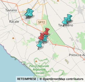 Mappa VIA CAP UGO, 73059 Ugento LE, Italia (3.87818)