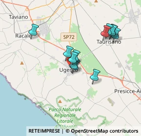 Mappa Via dei Gaballo, 73059 Ugento LE, Italia (3.34667)