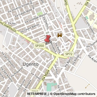 Mappa Via dei Gaballo, 10, 73059 Ugento, Lecce (Puglia)