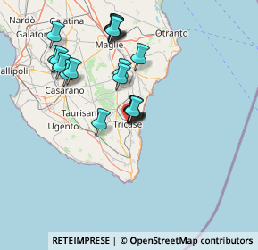 Mappa L.go Santa Lucia, 73039 Tricase LE, Italia (14.6135)