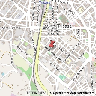 Mappa Via Giovanni Giolitti, 69, 73039 Tricase, Lecce (Puglia)