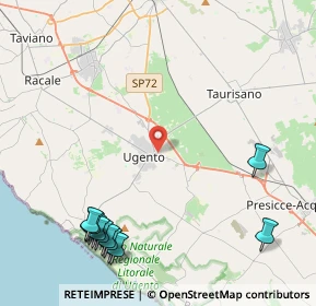 Mappa Via Sabin, 73059 Ugento LE, Italia (6.3375)