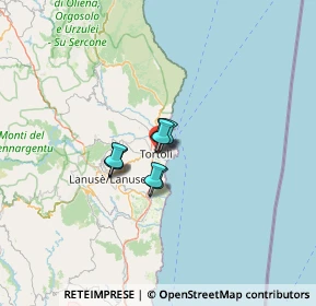 Mappa Via Baccasara, 08048 Tortolì NU, Italia (25.14929)