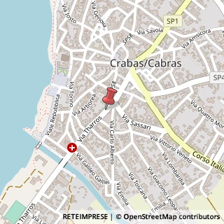 Mappa Via Archimede, 10, 09072 Cabras, Oristano (Sardegna)