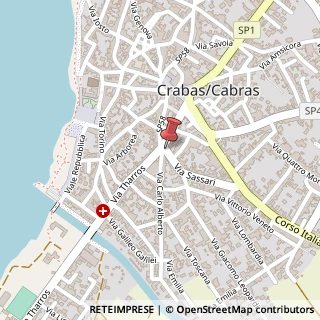 Mappa Via Sassari, 3, 09072 Cabras, Oristano (Sardegna)