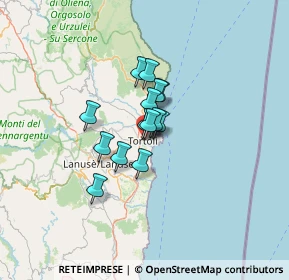Mappa Via Dante Alighieri, 08048 Tortolì NU, Italia (8.08)
