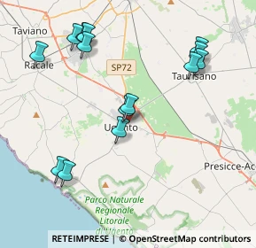 Mappa Via Artanisi, 73059 Ugento LE, Italia (4.73714)