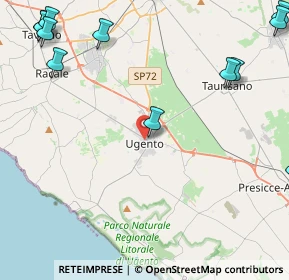Mappa Via Corfù, 73059 Ugento LE, Italia (7.43143)