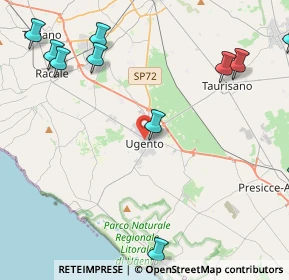 Mappa Via Modena, 73059 Ugento LE, Italia (7.46105)