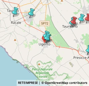 Mappa Via Corfù, 73059 Ugento LE, Italia (5.45727)