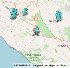 Mappa Via Corfù, 73059 Ugento LE, Italia (5.24917)