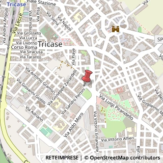 Mappa Via Carlo Cattaneo,  23, 73039 Tricase, Lecce (Puglia)
