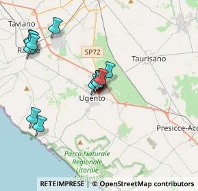 Mappa Via Urso, 73059 Ugento LE, Italia (3.92923)